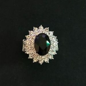 Secret Garden Glow Black Ring